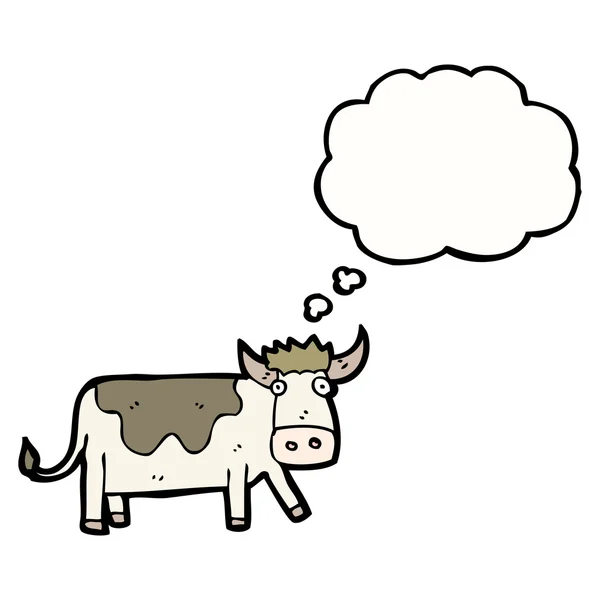 Toro sobre fondo blanco — Vector de stock