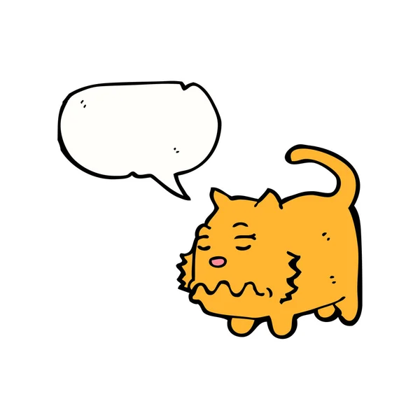 Karikatur ekelhafte Katze — Stockvektor