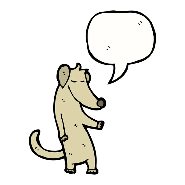 Chien parlant — Image vectorielle