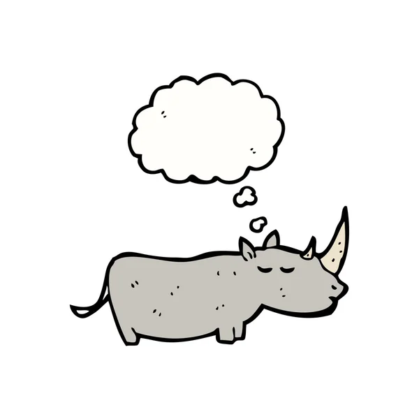 Dibujos animados de Rhino — Archivo Imágenes Vectoriales