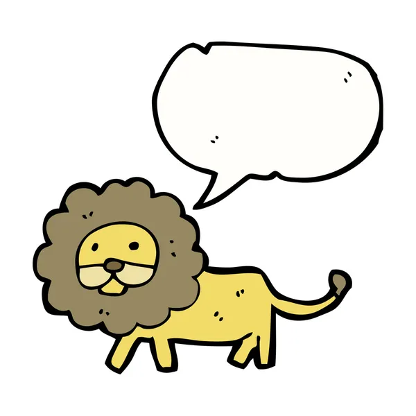 思考のライオン — ストックベクタ
