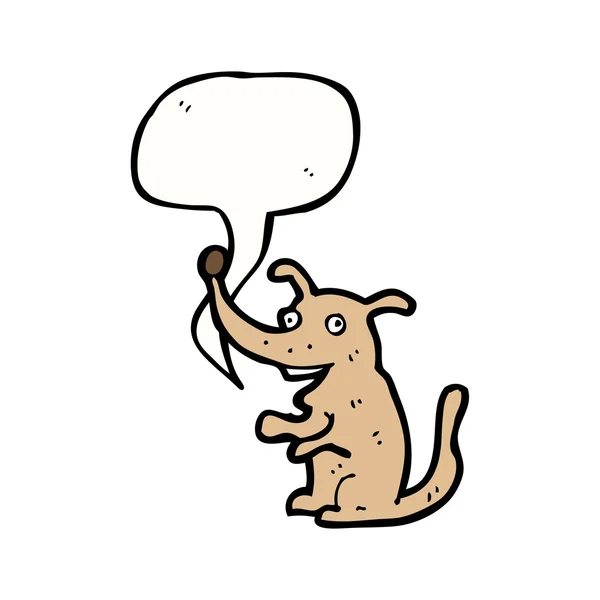 Chien parlant — Image vectorielle