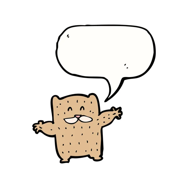 Talking Beaver — Stock Vector