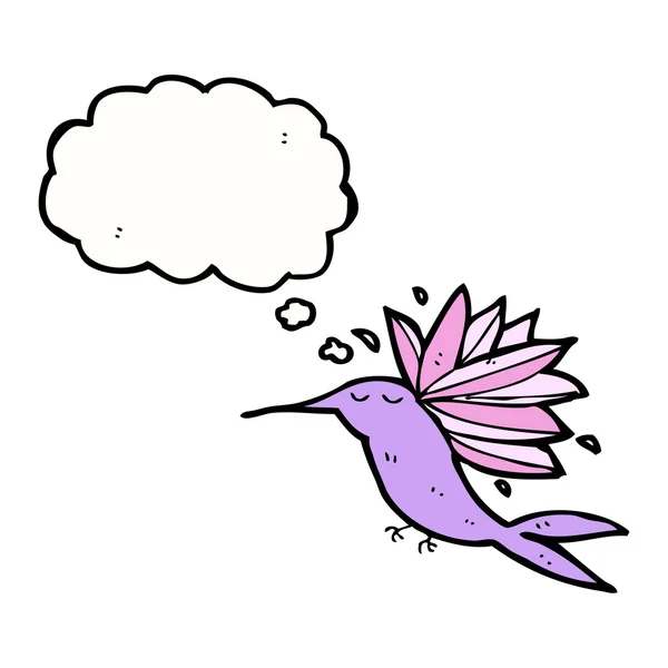 Говорящая колибри — стоковый вектор