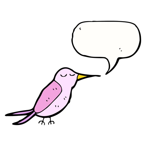 Colibri pensant — Image vectorielle