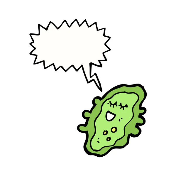 漫画の風邪のばい菌 — ストックベクタ