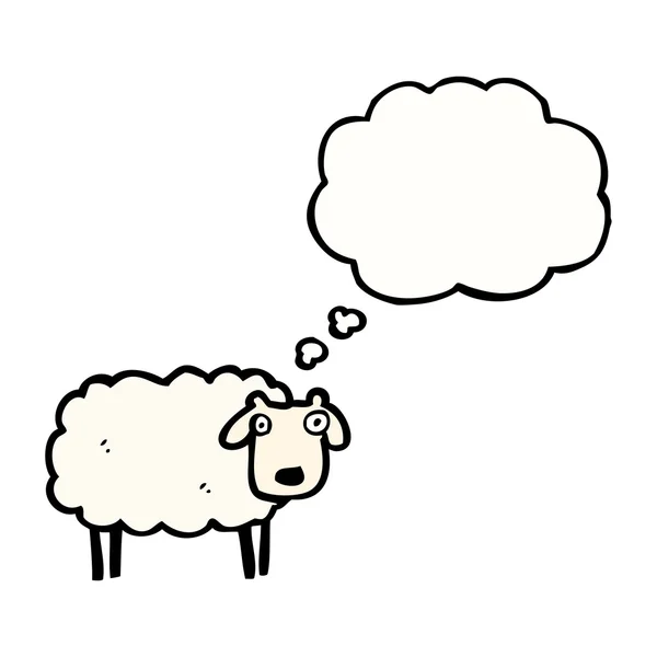 Sheep on a white background — Stock Vector