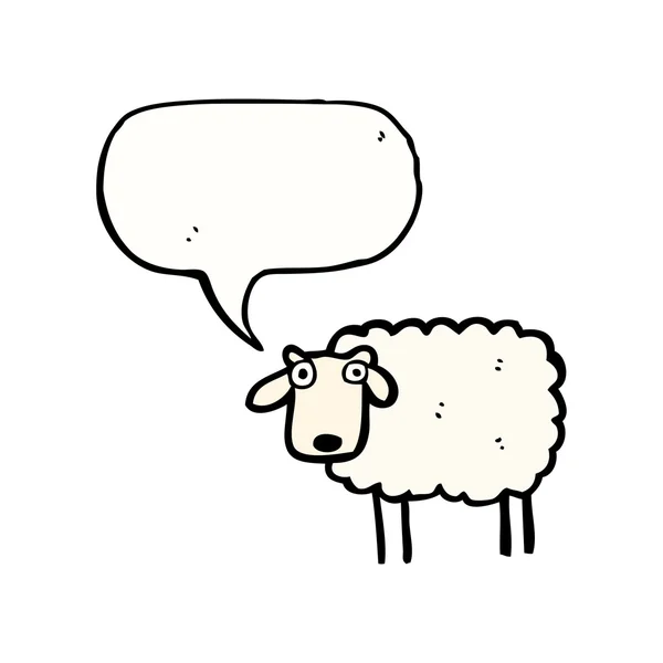 Овцы на белом фоне — стоковый вектор