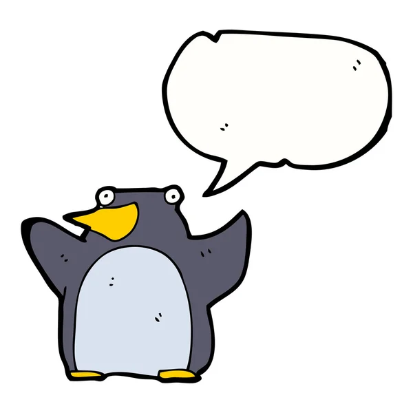 Pingüino — Vector de stock