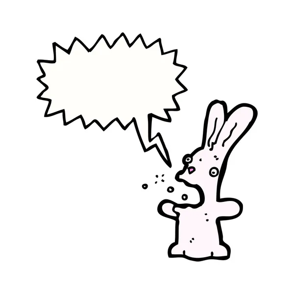 Burping kelinci - Stok Vektor