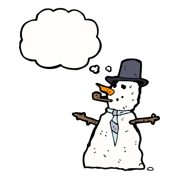 Snowman — Stock Vector