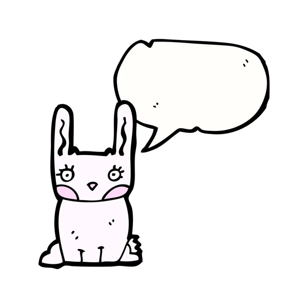 Розовый кролик — стоковый вектор