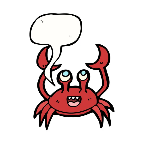 Röd krabba — Stock vektor