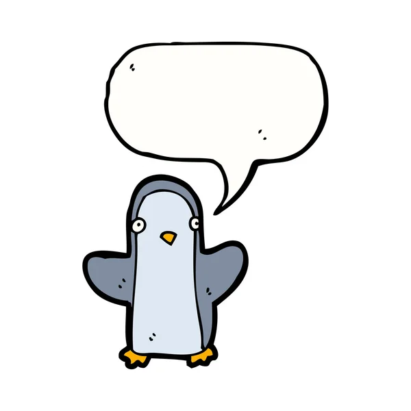 Talande pingvin — Stock vektor
