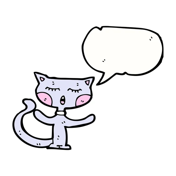 Gato sobre un fondo blanco — Archivo Imágenes Vectoriales