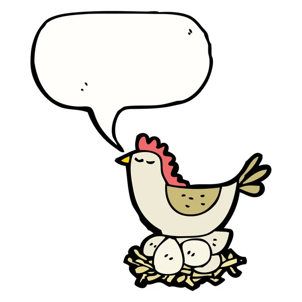 母鸡 — 图库矢量图片