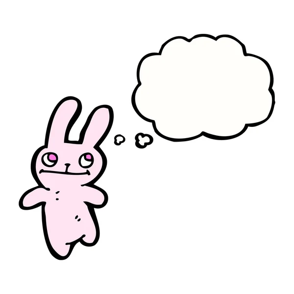 ピンクのウサギ — ストックベクタ