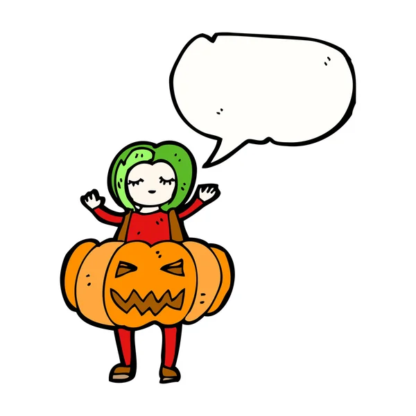 Costume Halloween — Image vectorielle