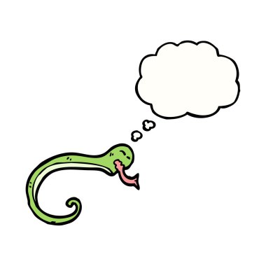 Yeşil tıslayan yılan