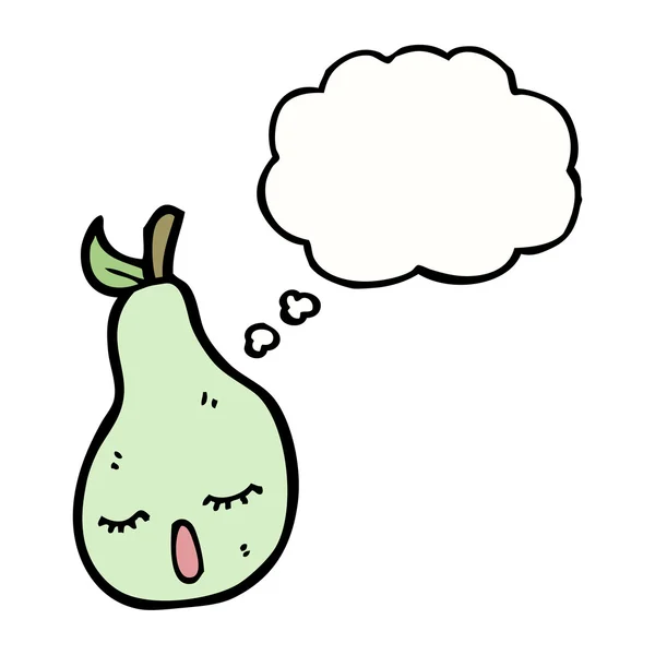 Green pear — Stock Vector