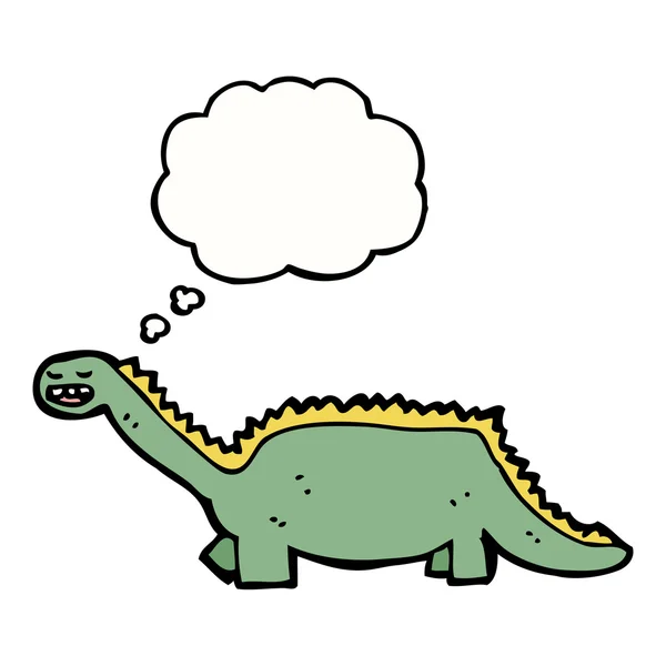 Zelený dinosaurus — Stockový vektor