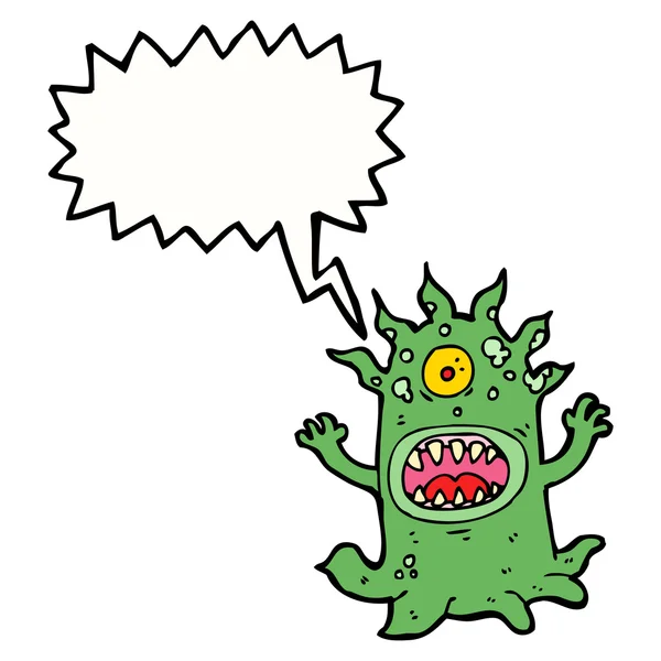 Scary monster — Stock Vector