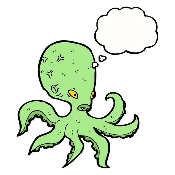 Groene reus octopus — Stockvector