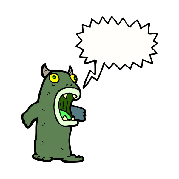 Green monster — Stock Vector