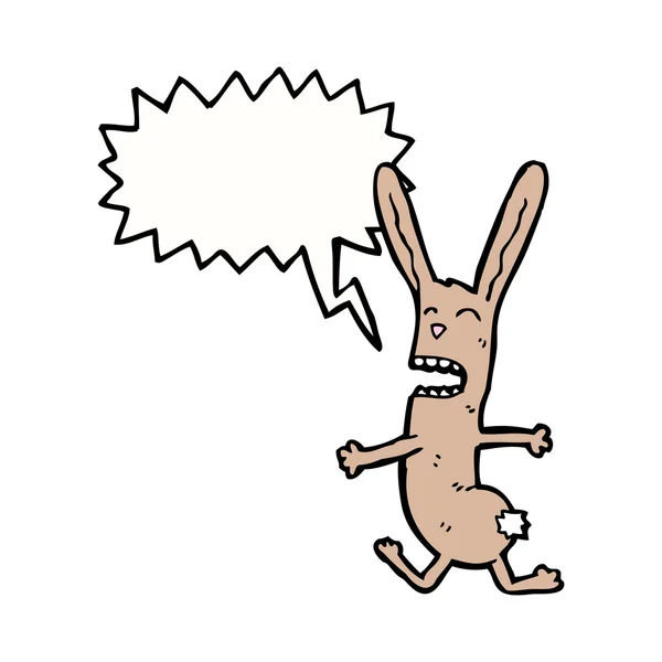 Lapin fou — Image vectorielle