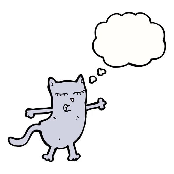 Rolig katt — Stock vektor