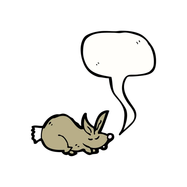 Spící králík — Stockový vektor