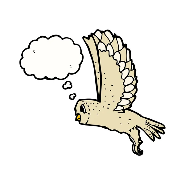 Vliegende uil — Stockvector