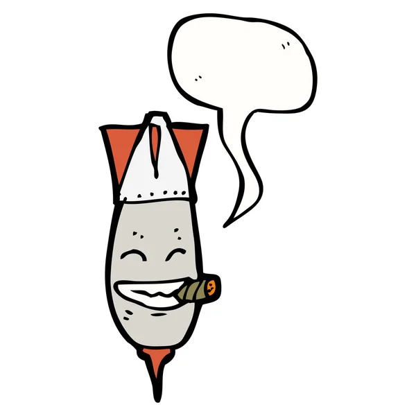 Bomba fumar cigarro — Archivo Imágenes Vectoriales
