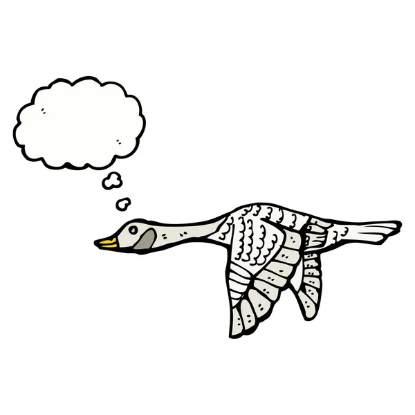 Vliegende gans — Stockvector