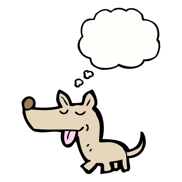 Perro sobre fondo blanco — Vector de stock