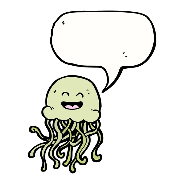 Счастливая медуза — стоковый вектор
