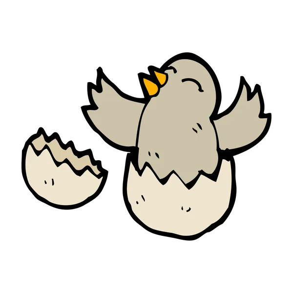 Broedeieren chick — Stockvector