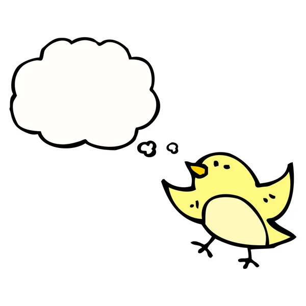 黄色的小鸟 — 图库矢量图片