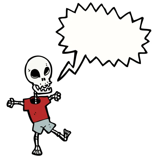 Skeleton boy — Stock Vector