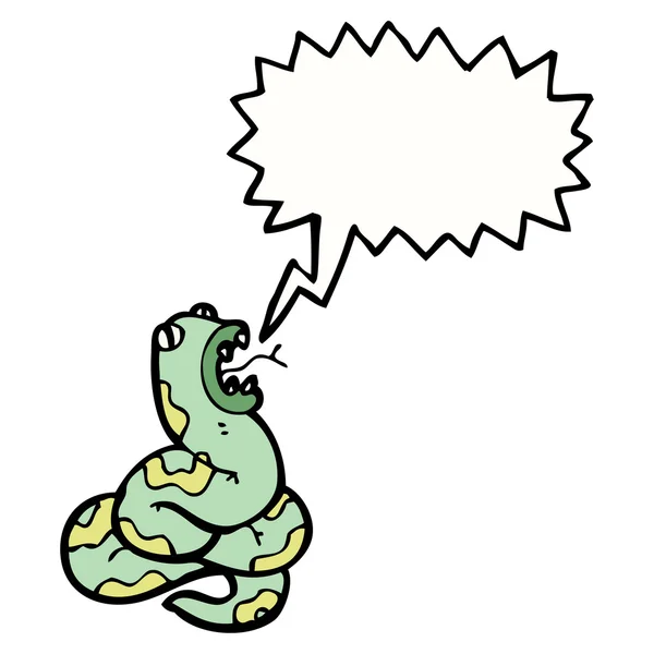 Шипящая змея — стоковый вектор