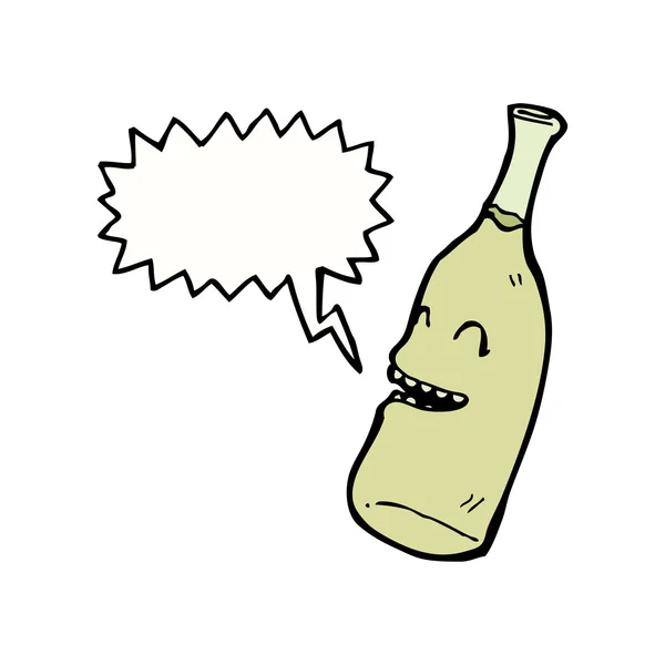 Vinflaske – stockvektor