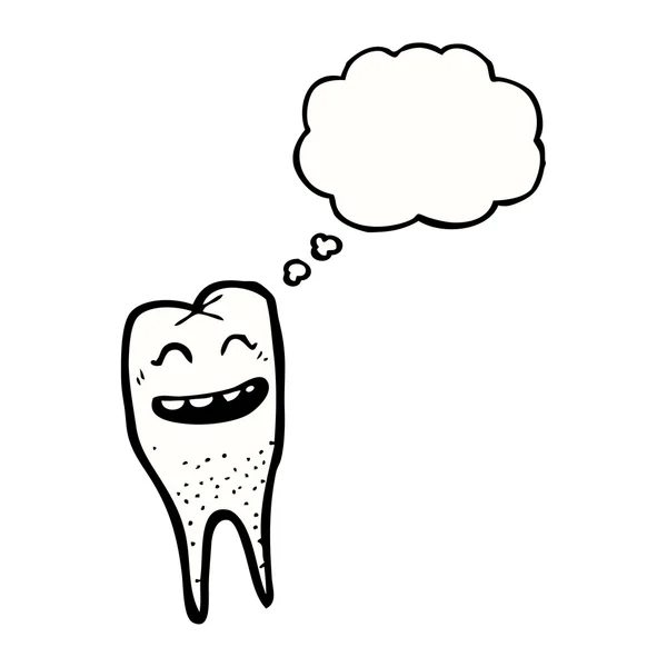Улыбающийся зуб — стоковый вектор