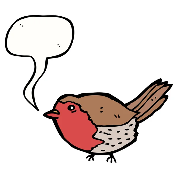 Aranyos robin — Stock Vector