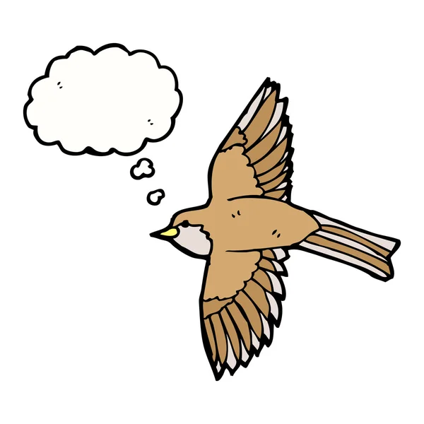 Flygande fågel — Stock vektor
