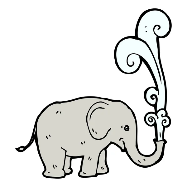 Вода-слон — стоковый вектор