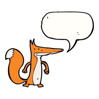 beyaz arkaplandaki tilki