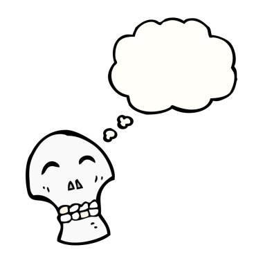 spooky halloween skull