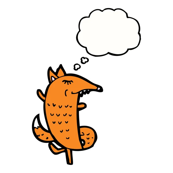 Roliga fox — Stock vektor