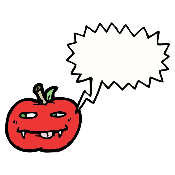 Pomme vampire — Image vectorielle