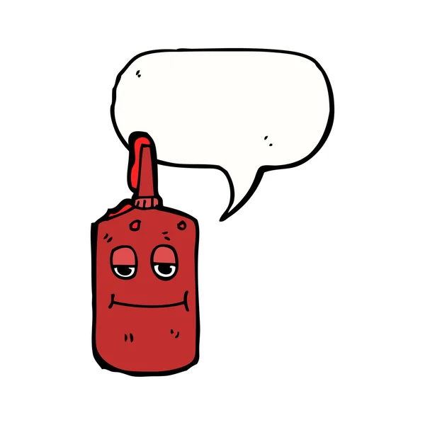 Butelka keczupu — Wektor stockowy